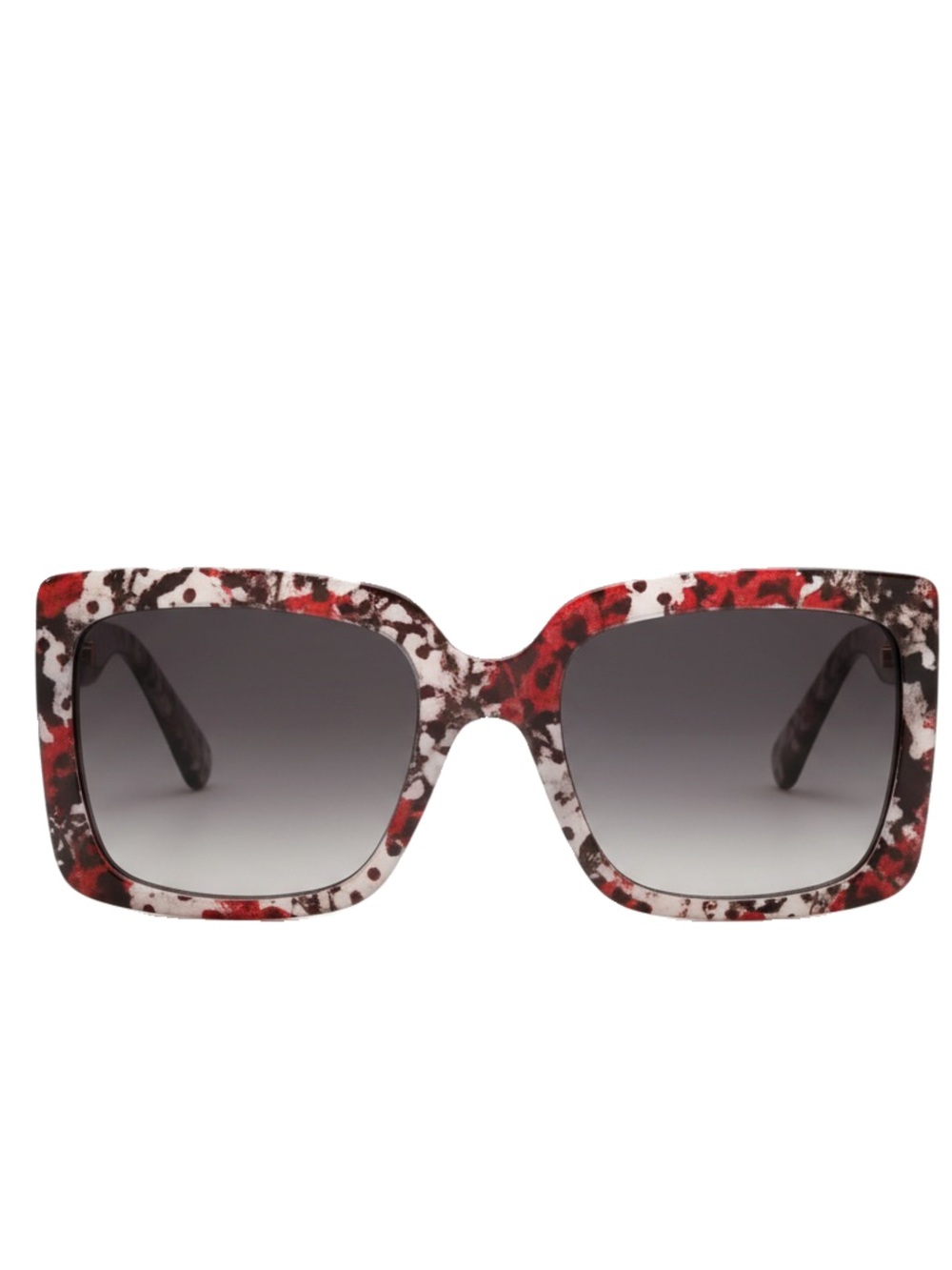 🛍️Dolce & Gabbana Authentic Carnation White Havana-Grey Gradient Sunglasses